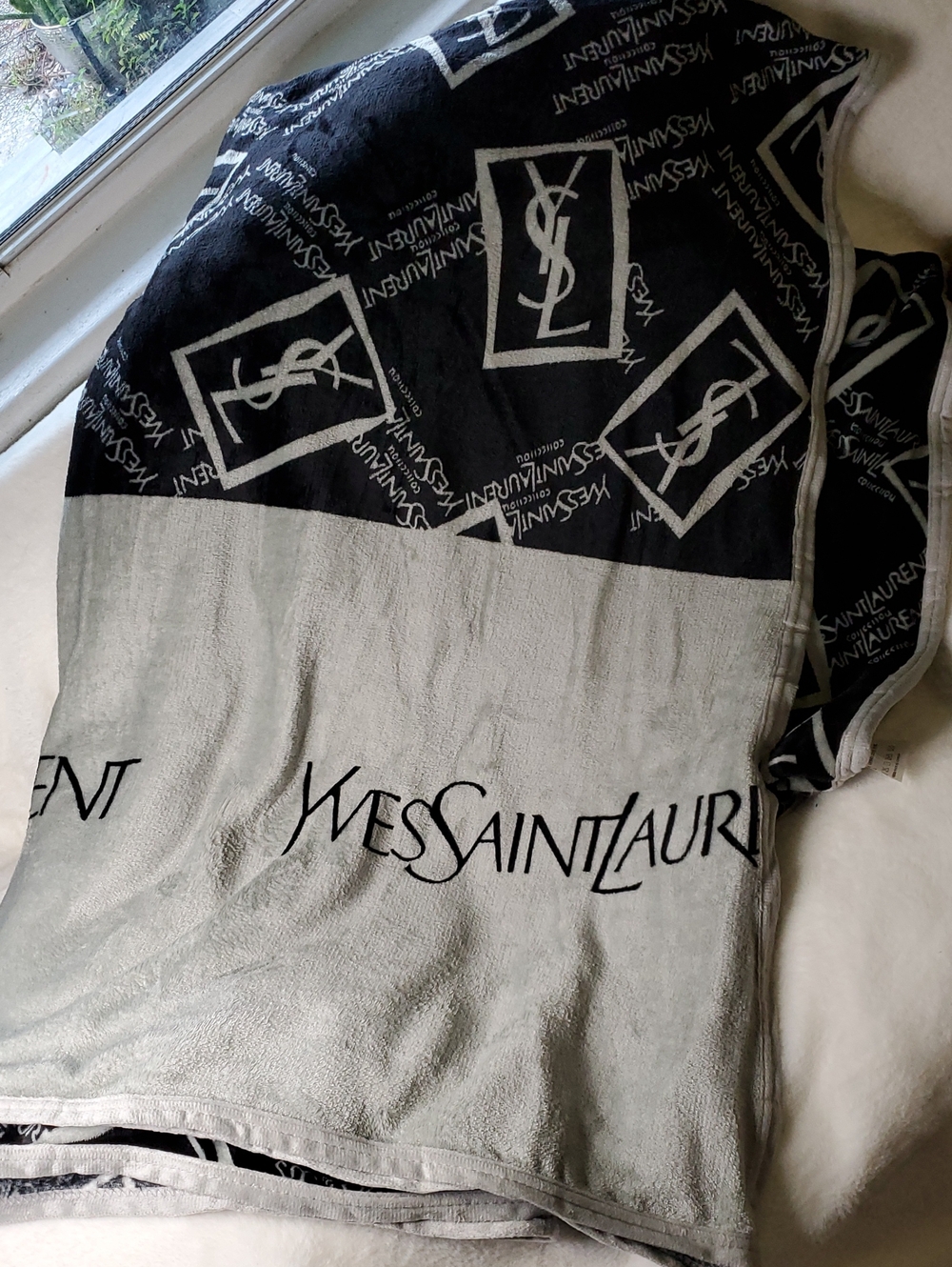 New Black & Gray Logo blanket